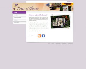 press a flower old website