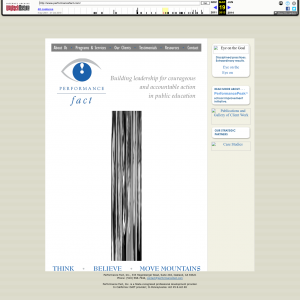 Previous Performance Fact Website