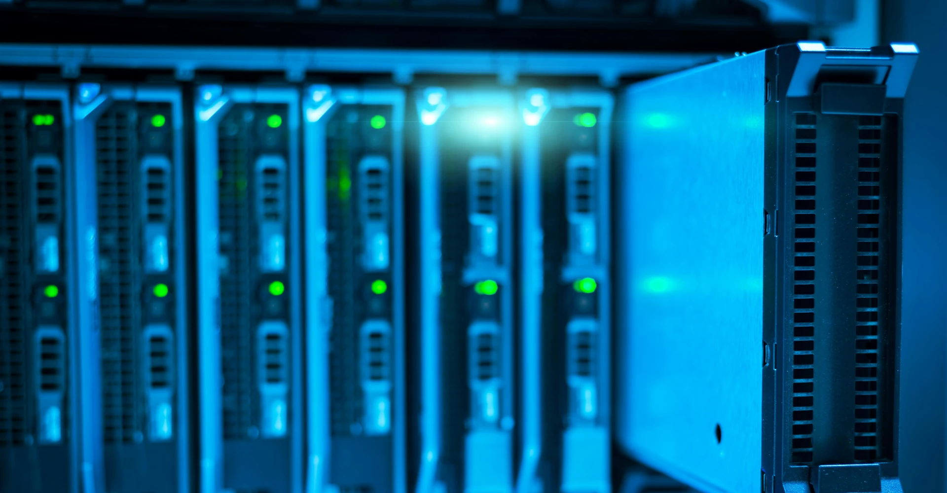 Computer drives in a server