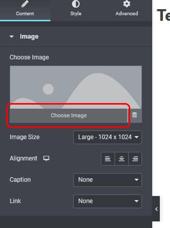 choose image