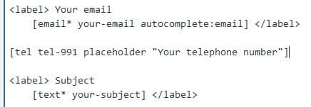 inserted tag