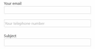 phone field preview