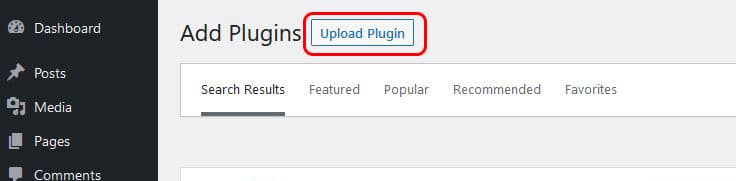 upload plugin