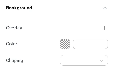 Background options