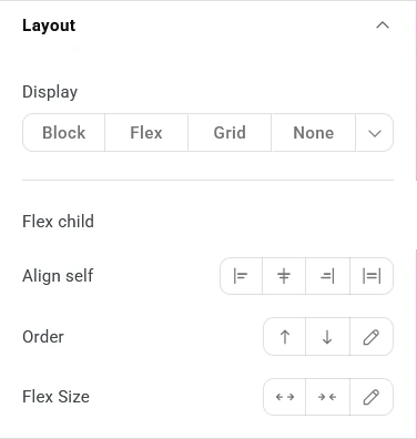 Layout Options
