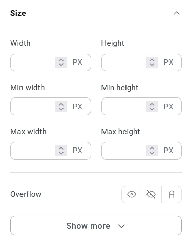 Sizing Options